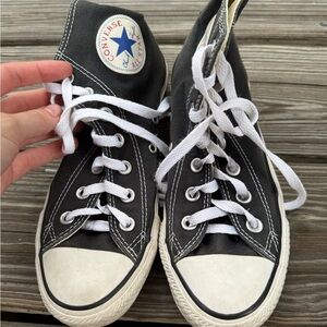 Converse Black and White High-Top Sneakers